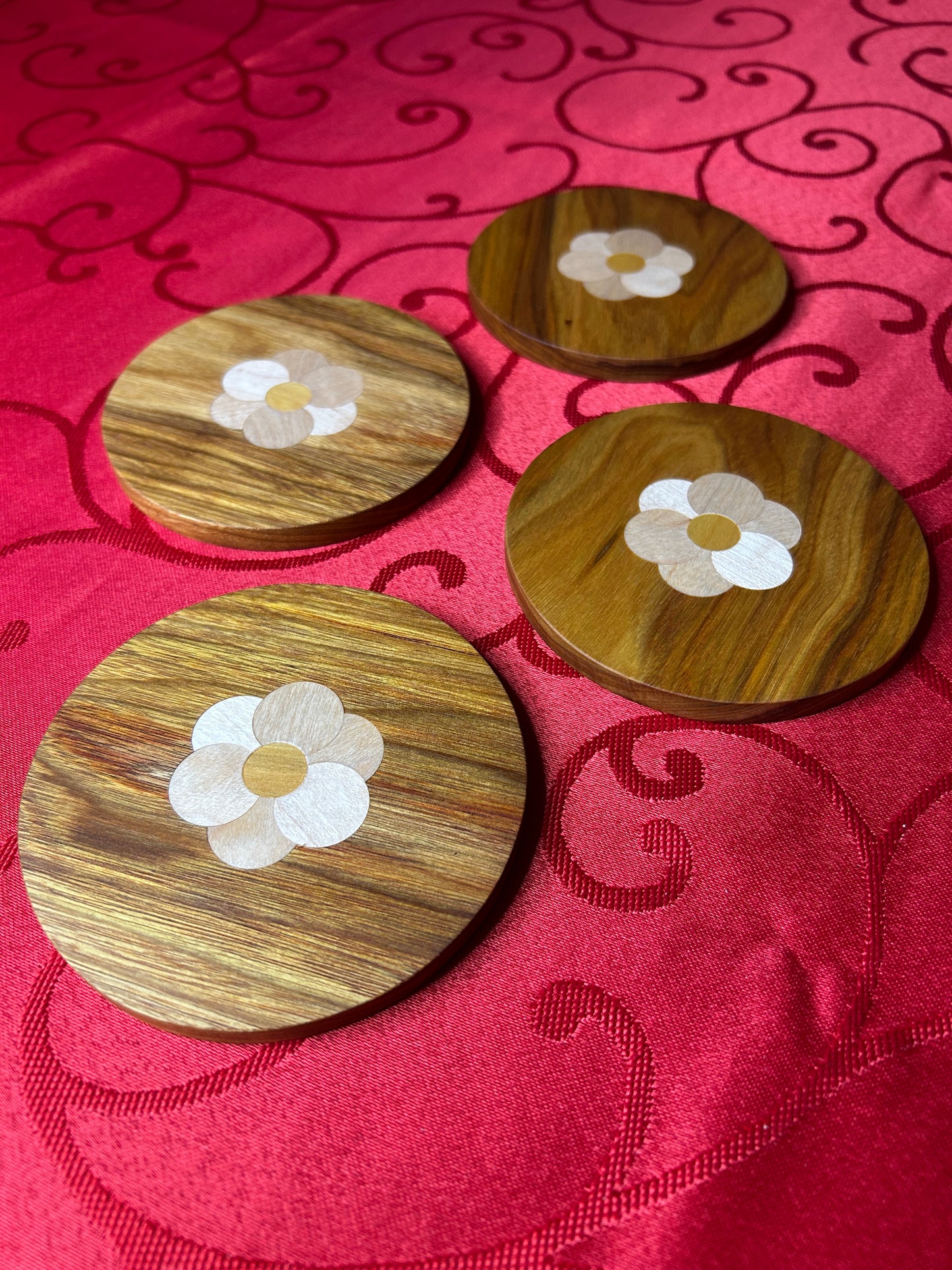Canary Wood Coasters