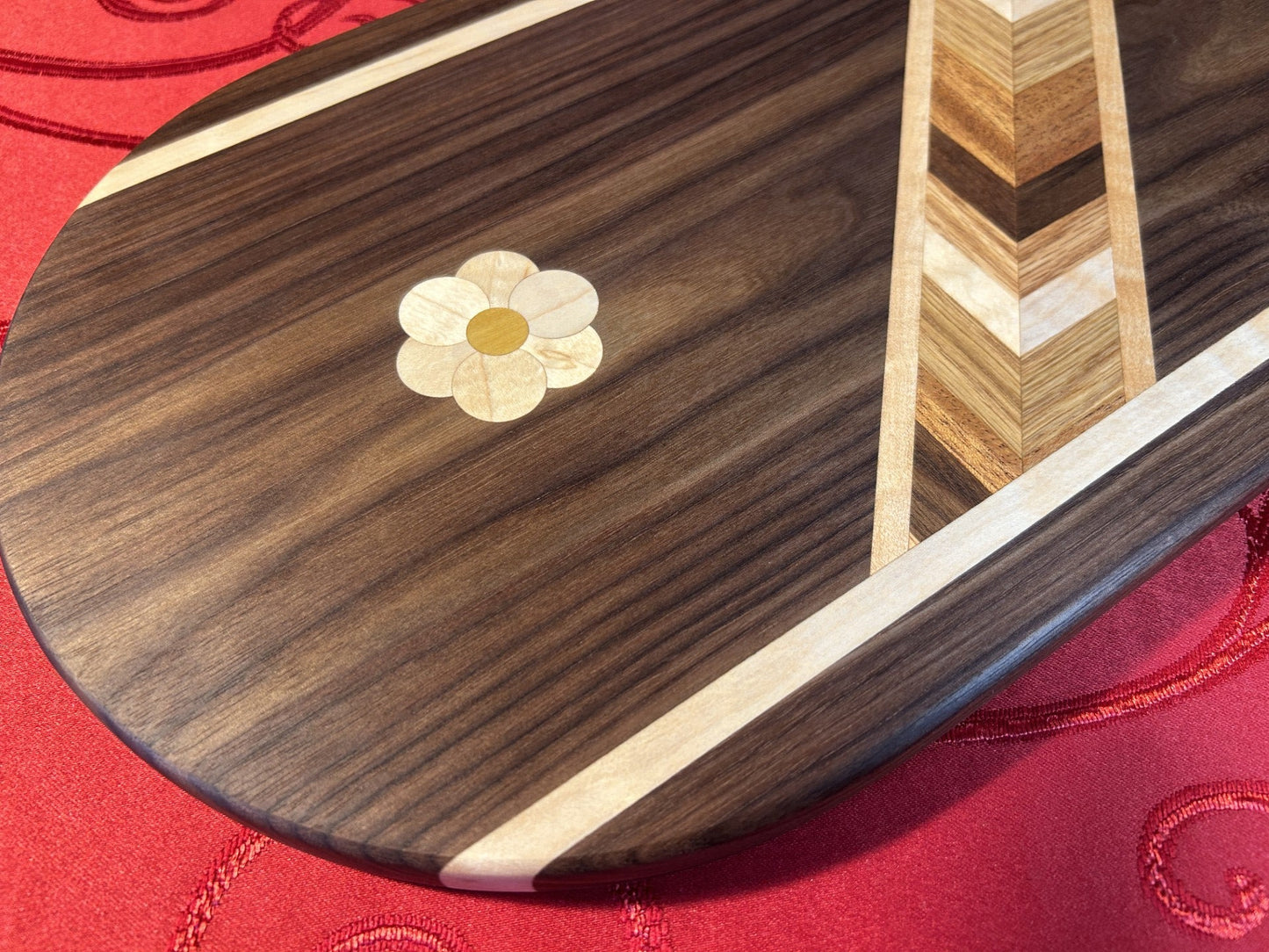 Oval Walnut Charcuterie Board