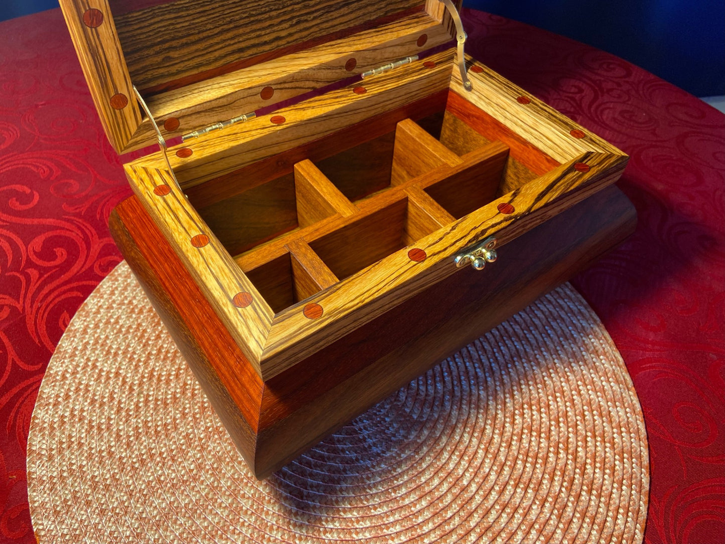 Ornate Curved Jewellery Chest