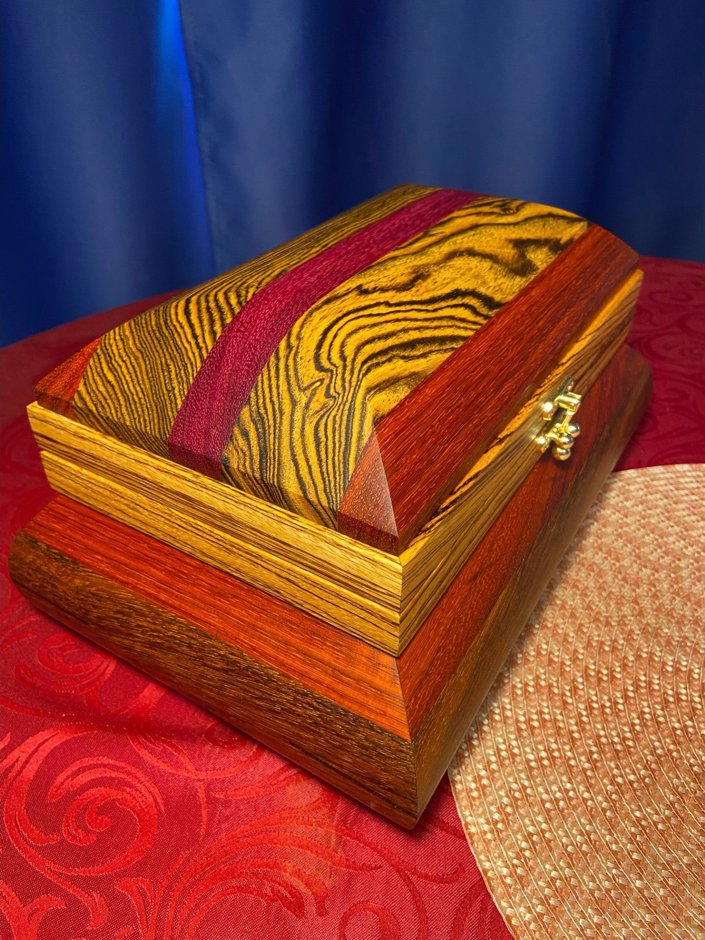 Ornate Curved Jewellery Chest