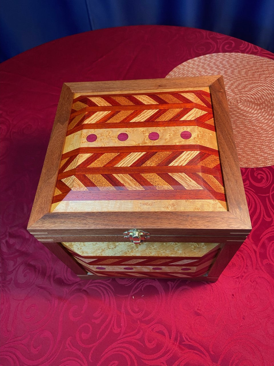 Tall Ornate Jewellery Chest