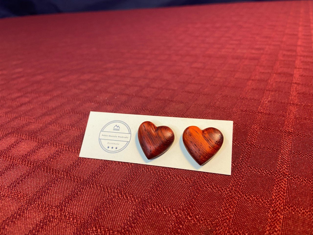 Natural Heart Earrings