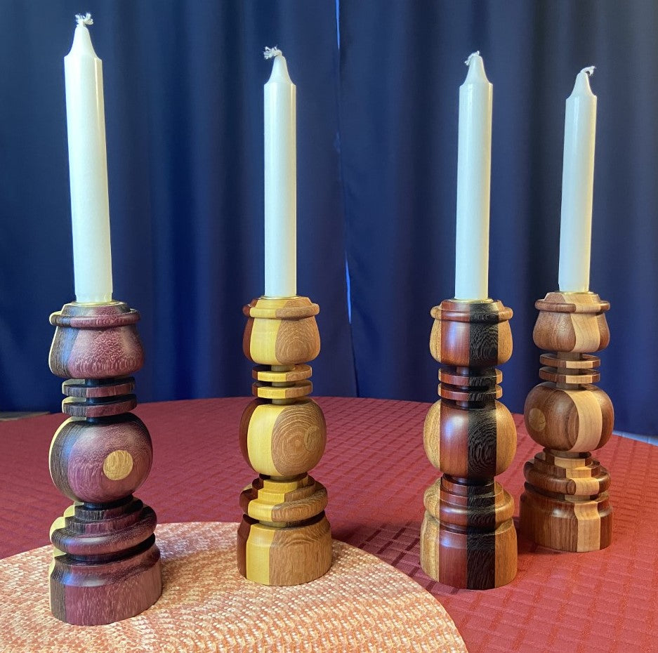 Candle Holders Pebble Mountain Woodcrafts