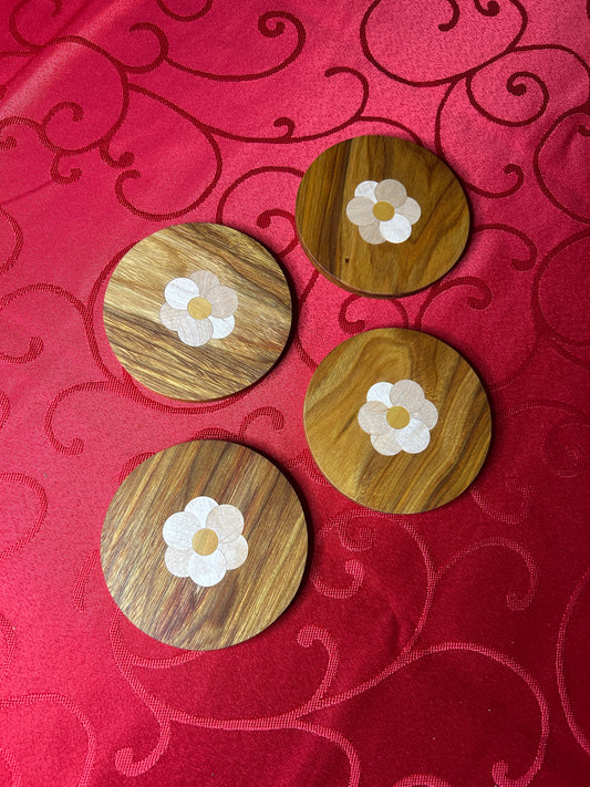 Canary Wood Coasters