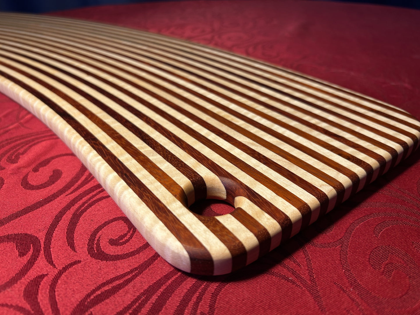 Bent Candy Cane Charcuterie Board