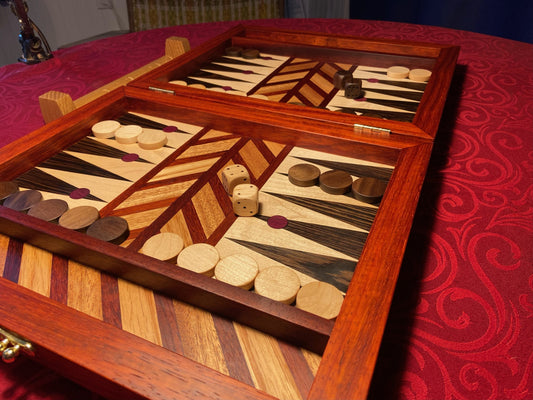 Large Folding Backgammon Board