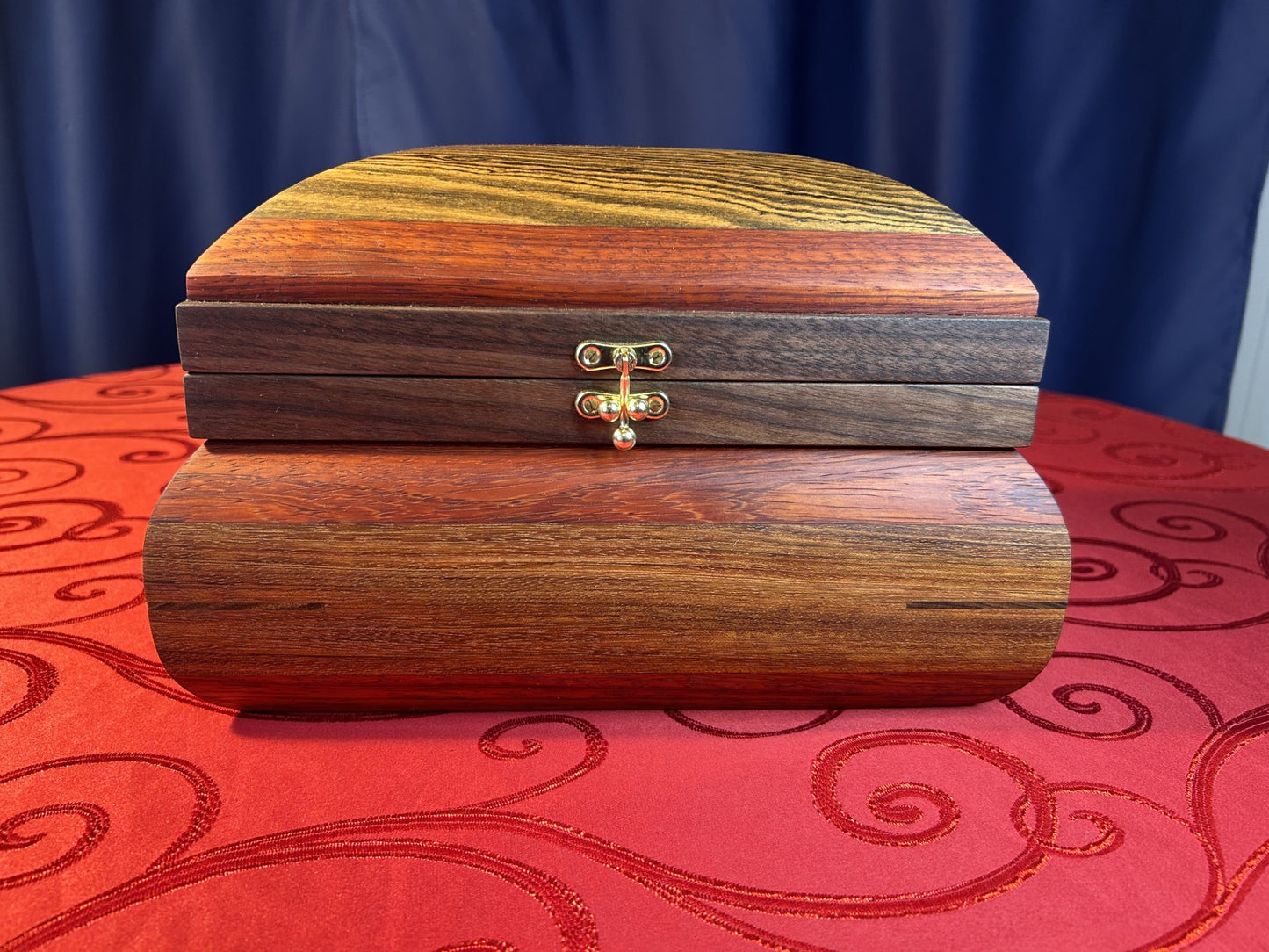 Ornate Curved Jewellery Chest