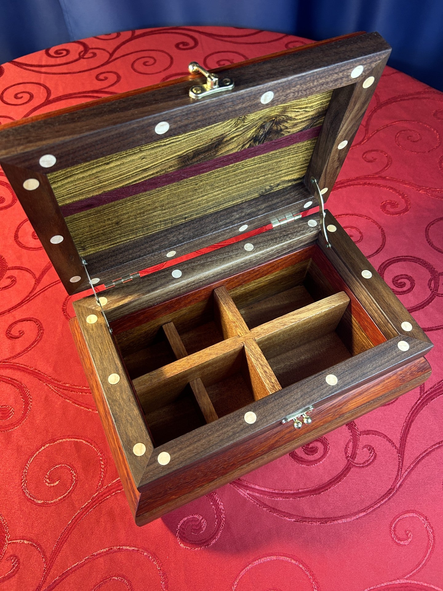 Ornate Curved Jewellery Chest