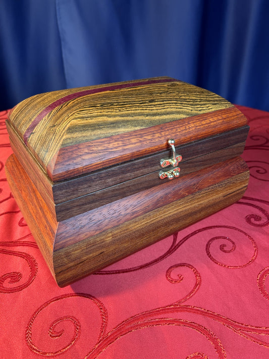 Ornate Curved Jewellery Chest