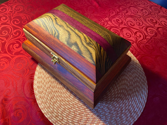 Ornate Curved Jewellery Chest