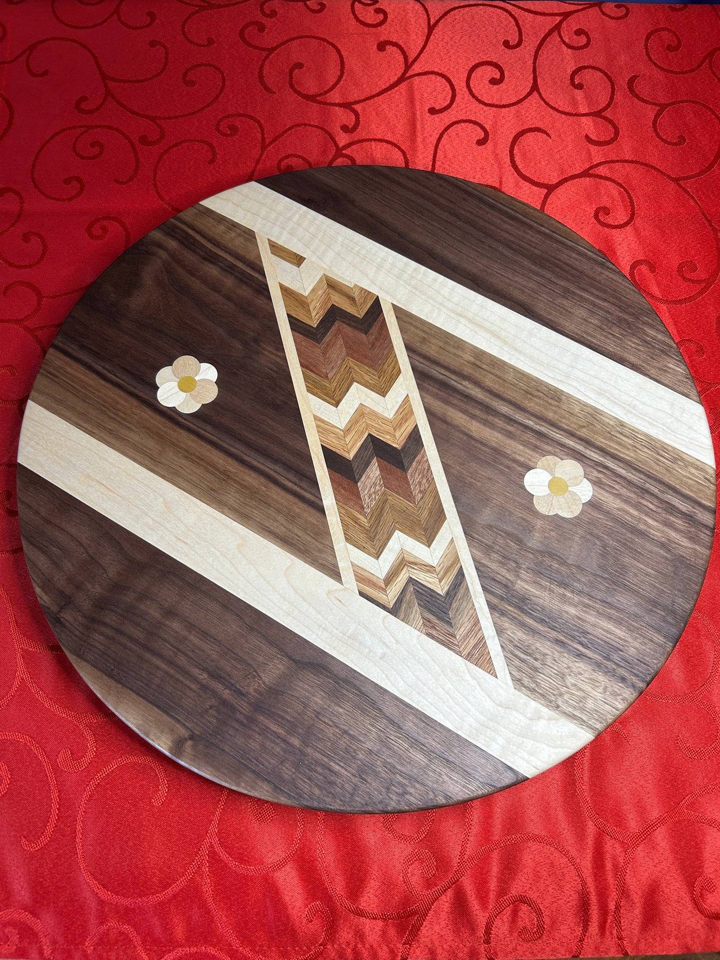 Walnut Lazy Susan
