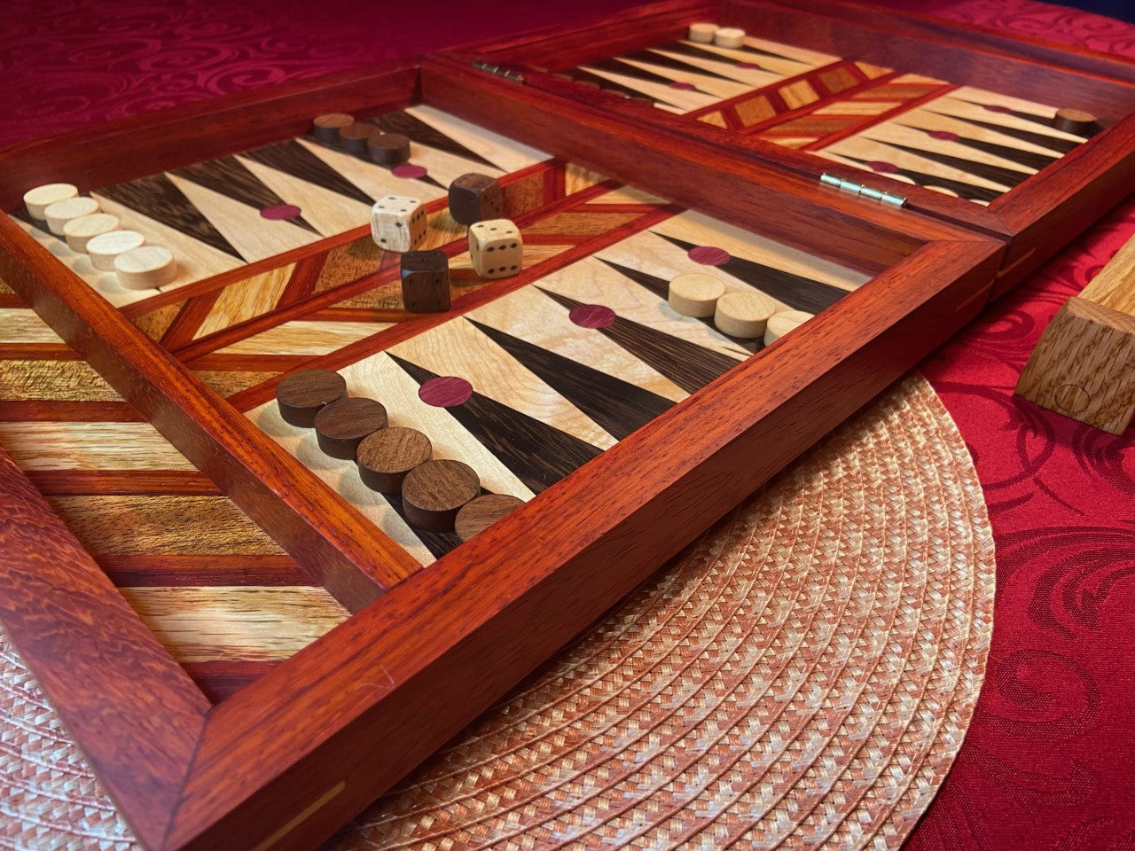 Large Folding Backgammon Board