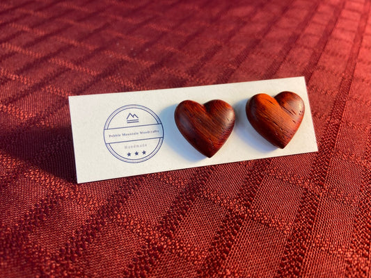 Natural Heart Earrings