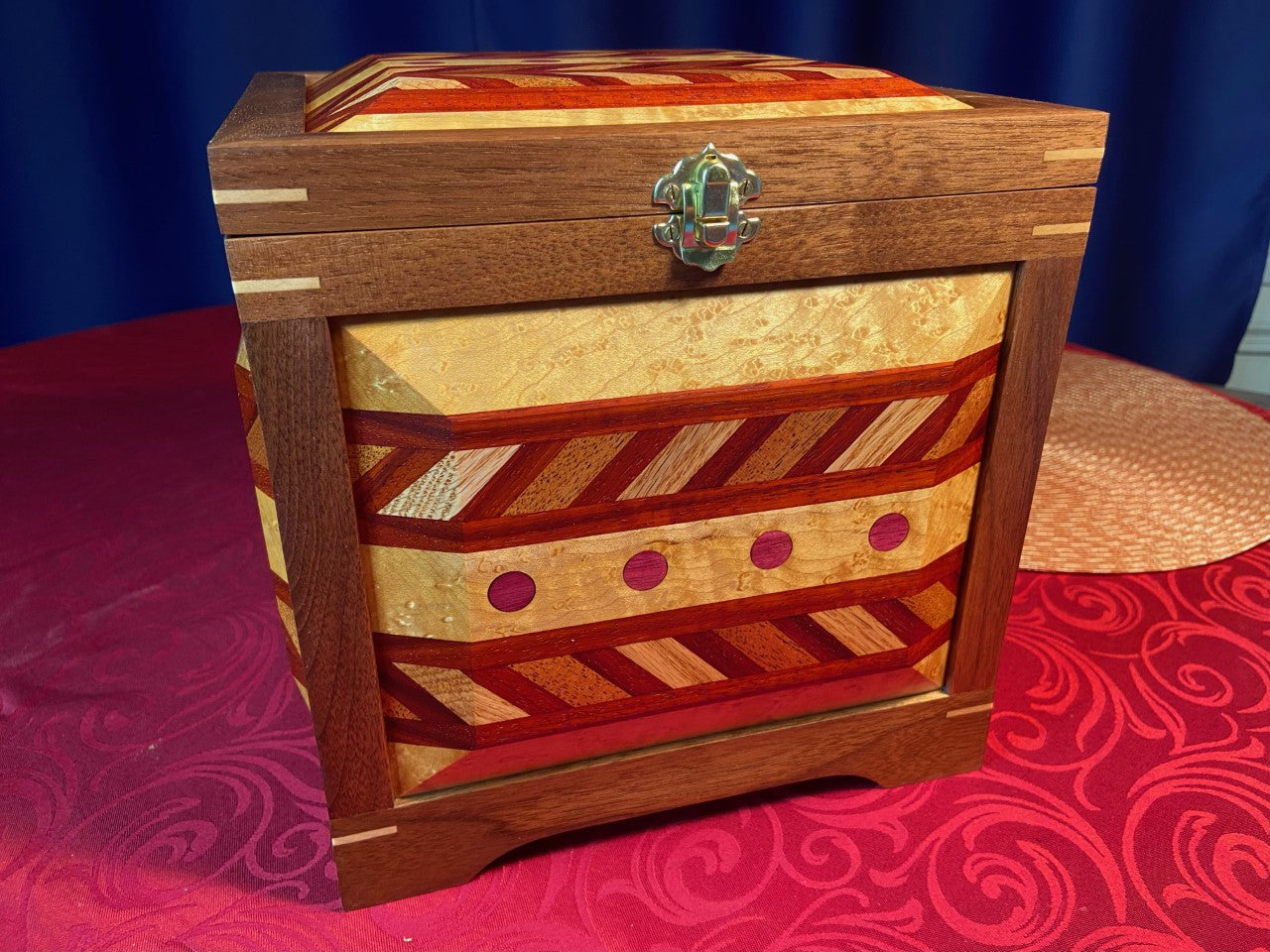 Tall Ornate Jewellery Chest